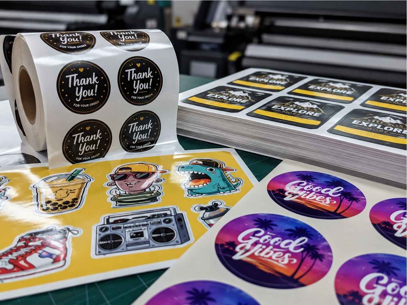 Produk Cetak Stiker V-GRAPHIC