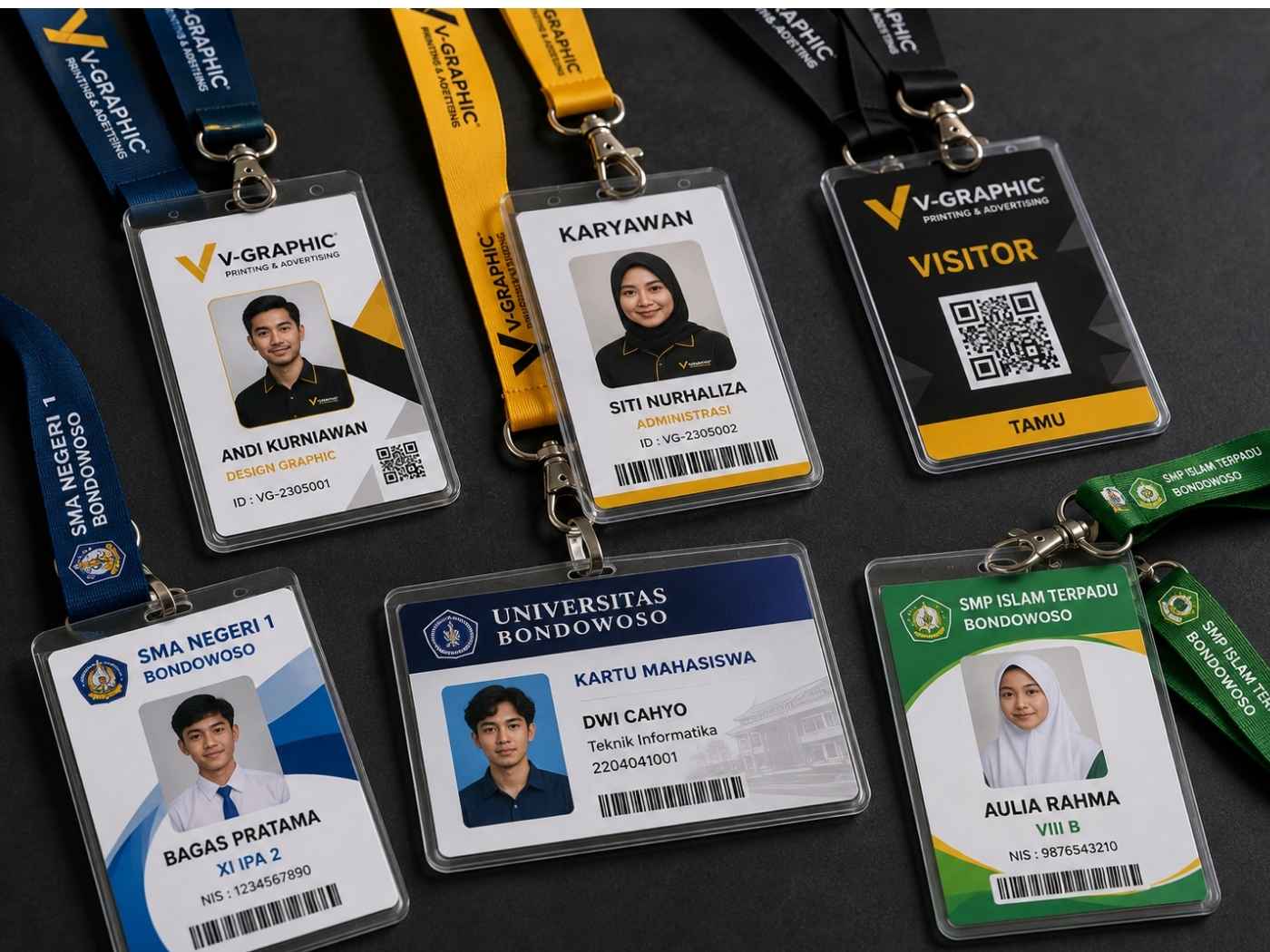 Produk ID Card / Kartu Pelajar V-GRAPHIC