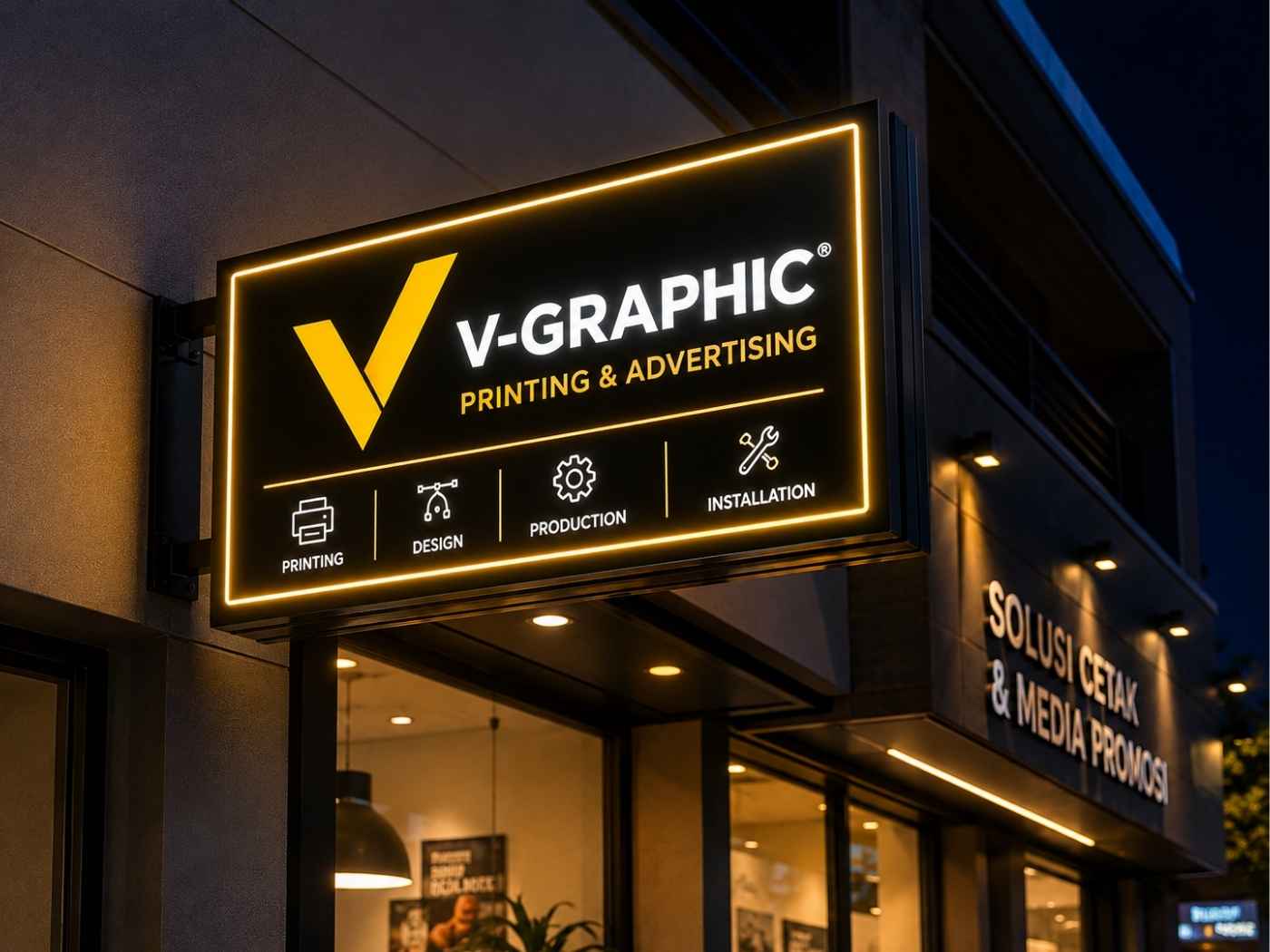 Produk Neon Box V-GRAPHIC